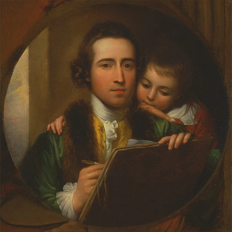 Autoritratto con suo figlio Raffaello - Yale Center for British Art